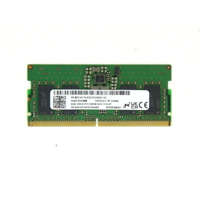 Модуль пам'яті SoDDR 5 8GB 5600 MHz 1.2v Micron (MTC4C10163S1SC56BD1)