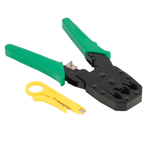 Обтискний інструмент BOSI для обтискання RJ-45 (8P8C) и RJ-12/11 (6P6C), (10135)