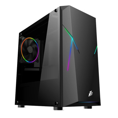 Корпус 1stPlayer R4-Firemoon-V2 RGB Black без БЖ