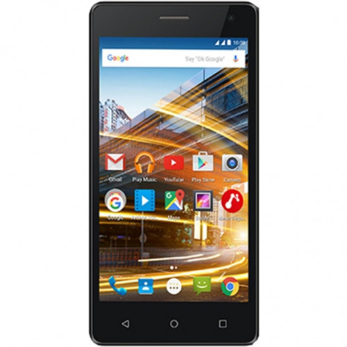 Мобильный телефон Archos 50c Neon Black, 5", IPS, (854x480), Spreadtrum SC7731G (1.2 ГГц), RAM 1 ГБ, 8 ГБ встроенной памяти + microSD,SDHC (до 32 ГБ), основная камера: 8 Мп, фронтальная камера: 5 Мп, 3G, GPS, поддержка 2х SIM-карт (Nano-SIM+Micro-SIM