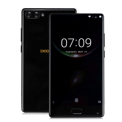 Мобильный телефон Doogee Mix 5.5", (1280х720) HD IPS, Helio P25 Octa Core (2.5 ГГц), RAM 4 ГБ, 64 ГБ встроенной памяти + microSD/SDHC (до 128 ГБ), Mali-T880, Dual SIM, основная камера: 13Мп + 8 Мп, фронтальная камера: 5 Мп, 3G, LTE, GPS, поддержка 2х