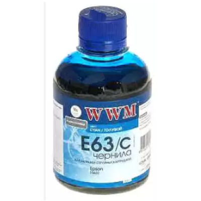 Чорнило WWM Epson E63/C Cyan 90мл 