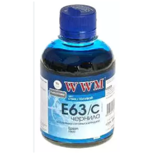 Чорнило WWM Epson E63/C Cyan 90мл 