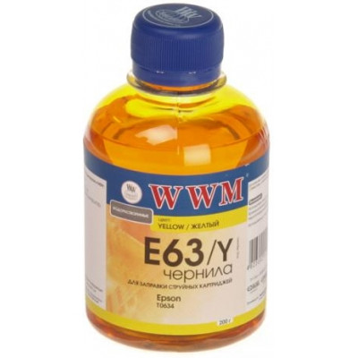 Чорнило WWM Epson E63/Y Yellow 90мл 