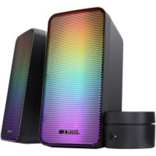 Колонки TRUST GXT 611 Wezz RGB Black, система 2.1, потужність 60 Вт (24587)