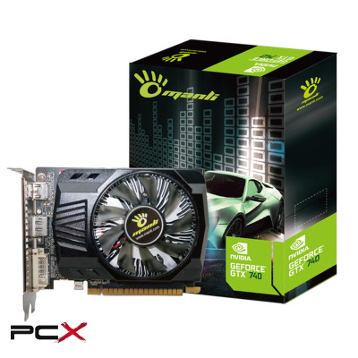 Відеоадаптер GT740 2048MB GDDR5 128Bit Manli (M-NGT740/5R7HD)