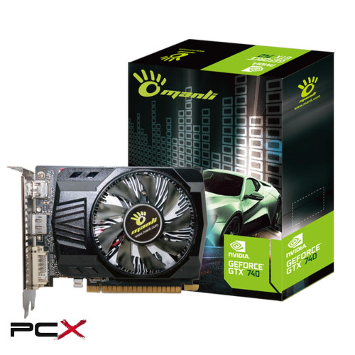 Відеоадаптер GT740 2048MB GDDR5 128Bit Manli (M-NGT740/5R7HD)