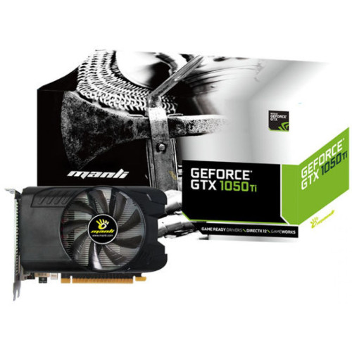 Відеоадаптер GTX1050 TI 4096MB GDDR5 128Bit Manli (M-NGTX1050TIG/5RDHDP)