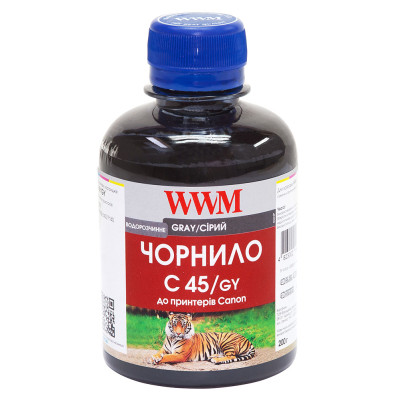 Чорнило WWM Canon CL441/446/CLI-451 Grey (C45/GY) 200г