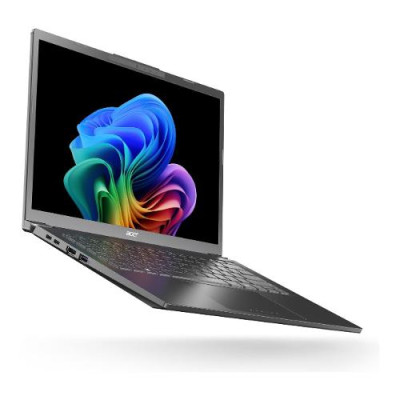 Ноутбук Acer Aspire 14 AI A14-52M-5067 (NX.JFVET.001), 14.0 WUXGA OLED, Intel Core Ultra 5 226V (4.5GHz), 16Gb, 512GB SSD, Intel Arc,підсвічування клавіатури, 1 x HDMI, 2x USB-A 3.2, 1 x USB 3.2 Type C, Audio Combo Jack, Wi-Fi, Bluetooth, Windows 11, Gray
