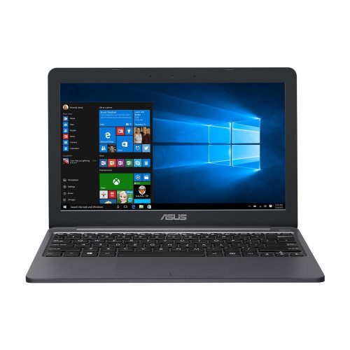 Ноутбук Asus VivoBook E203N (E203NA-FD029T), 11.6" (1366x768) HD LED, глянцевый, Intel Celeron N3350 (1.1 - 2.4 ГГц), RAM 4 ГБ, SSD 32 ГБ, Intel HD Graphics 500, Без ОД, LAN, Wi-Fi, Bluetooth, веб-камера, Windows 10 Home