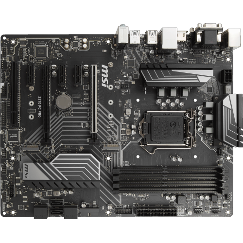 Материнська плата MSI Z370 PC PRO (s1151, Intel Z370, PCI-Ex16), 4 x DDR4 DIMM, RAID 0, 1, 5, 10, 1 x PCI-E 3.0 x16, 1 x PCI-E 3.0 x16 (x4), 4 x PCI-E 3.0 x1