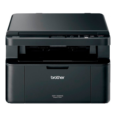 БФП лазерний Brother DCP-1622WE WiFi, Швидкість чорно-білого друку: 20 стор./хв., Ресурс роботи картриджа (при 5% заповненні сторінки) (ч/б): 700 стор., Роздільна здатність друку: 600 х 600 dpi, Роздільна здатність сканування (оптичне): 600x1200 dpi, Розд