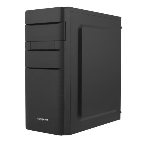 Корпус LogicPower LP 2001-500W ATX/ MATX, 24+4Pin, 2xSATA, 2 molex, 120 mm fan, USBx2, AUDIO In/ Out, Full BLACK