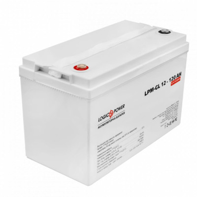 Акумулятор для ДБЖ LogicPower 12-120 Гелевый (12V/120A/h) (LPM-GL 12 - 120 AH)