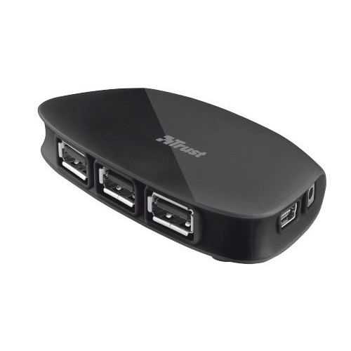 Контролер USB Hub, 4 порта, Trust (18687)