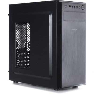 Корпуc Vinga Apache-400W Miditower, ATX, з блоком живлення, 400 Вт, 1xUSB 3.0, 2xAudio, 2xUSB 2.0