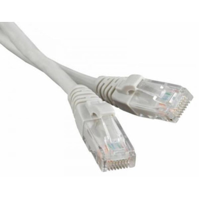 Патч-корд CAT5e UTP RJ45 5m, Ritar сірий Q400 (PCR-CCA/5G)