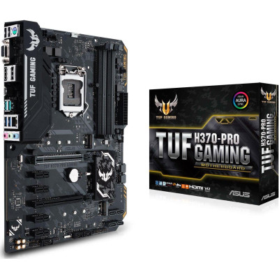 Материнська плата Asus TUF H370-Pro Gaming (s1151, Intel H370, PCI-Ex16), 4 x DDR3 DIMM; Кількість каналів 2
