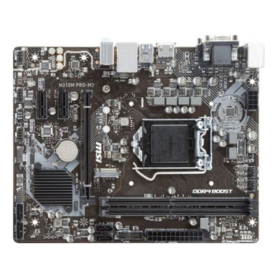 Материнська плата MSI H310M Pro-M2 (s1151, Intel H310, PCI-E x16)