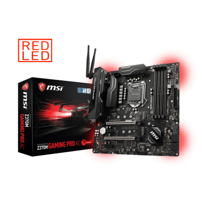 Материнська плата MSI Z370M Gaming Pro AC (s1151, Intel Z370, PCI-Ex16, WiFi), 4 x DDR4 DIMM