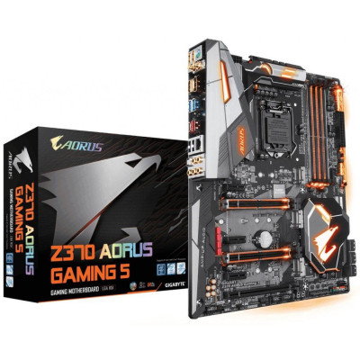 Материнська плата Gigabyte Z370 AORUS Gaming 5 (s1151, Intel Z370, PCI-Ex16) 