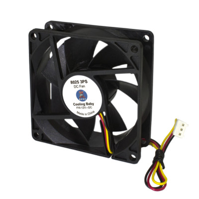 Вентилятор для охолаждения корпусной Cooling Baby 8025 3PS 80*80*25мм (45133)