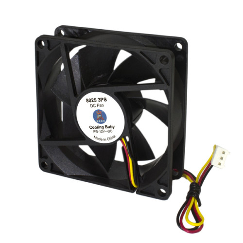 Вентилятор для охолаждения корпусной Cooling Baby 8025 3PS 80*80*25мм (45133)