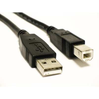 Кабель для принтера USB 2.0 AM/BM 1.5 m black Atcom (5474)
