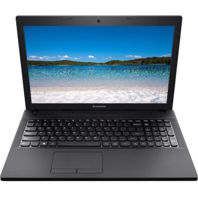 Ноутбук Lenovo IdeaPad G500G (59-381117) 15.6" (1366x768) HD LED, глянцевый, Intel Celeron 1005M (1.9 ГГц), RAM 2 ГБ, HDD 500 ГБ, Intel HD Graphics, DVD+/-RW, LAN, Wi-Fi, веб-камера, DOS, 2.6 кг, черный