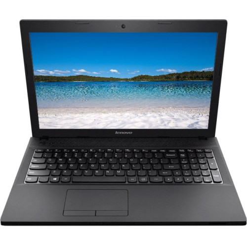 Ноутбук Lenovo IdeaPad G500G (59-381117) 15.6" (1366x768) HD LED, глянцевый, Intel Celeron 1005M (1.9 ГГц), RAM 2 ГБ, HDD 500 ГБ, Intel HD Graphics, DVD+/-RW, LAN, Wi-Fi, веб-камера, DOS, 2.6 кг, черный