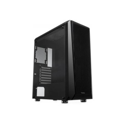 Корпус Vinga Sage, ATX, Black Без БЖ