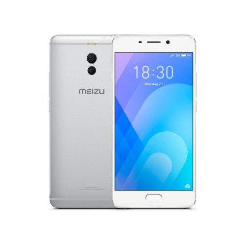 Мобильный телефон Meizu M6, 5.2", IPS, (1280x720), MediaTek MTK6750N (4x1.5 ГГц + 4x1 ГГц), RAM 2 ГБ, 16 ГБ встроенной памяти + microSD,SDHC (до 128 ГБ), Mali T860, основная камера: 13 Мп, фронтальная камера: 5 Мп, 3G, LTE, GPS, поддержка 2х SIM-карт