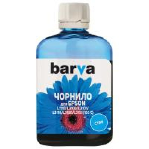 Чорнило Barva Epson L1110/L3100 (103) Cyan (180мл) (E103-696)