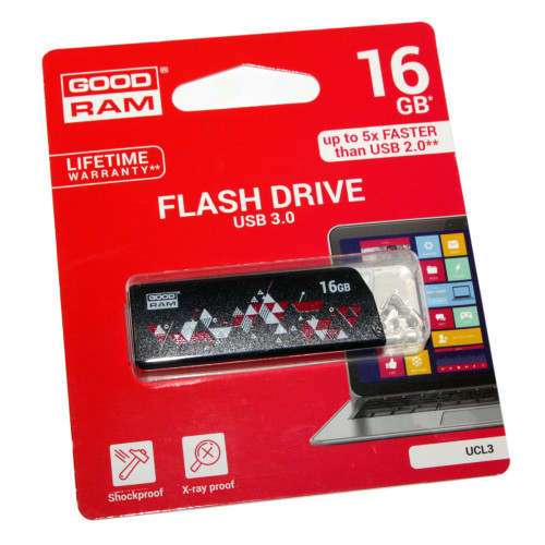 Флеш память USB 16GB GoodRam UCL3 (UCL3-0160K0R11)
