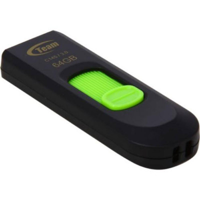 Флеш память USB 64GB Team C145 Green USB 3.0 (TC145364GG01)