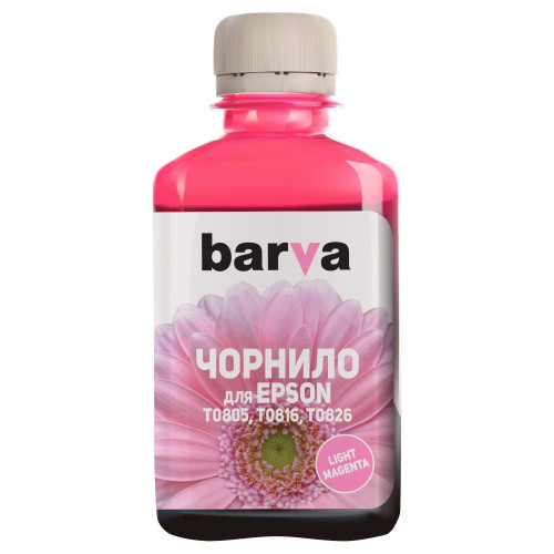 Чорнило Barva Epson Photo T0816 LIGHT MAGENTA 90 г (E081-329)