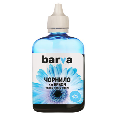 Чорнило Barva Epson Photo T0815 LIGHT CYAN 90 г (E081-328)