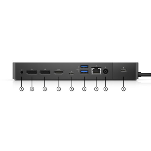 Док-станция Dell Thunderbolt Dock – WD19TBS, 2x DisplayPort, HDMI, LAN (RJ-45), 3x USB, БП 19,5V/9/23A (180W)