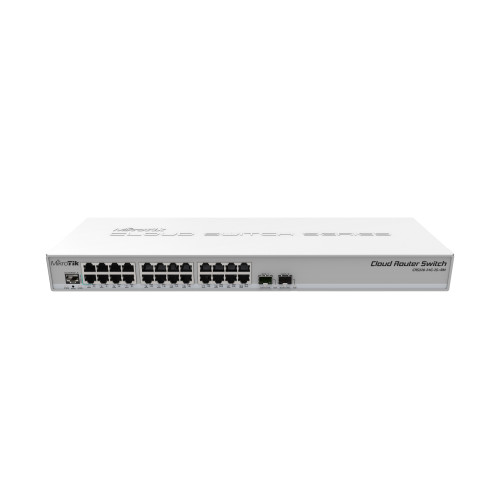 Комутатор Switch 24 Port Mikrotik CRS326-24G-2S+RM (24x1G, 2xSFP+, L3)