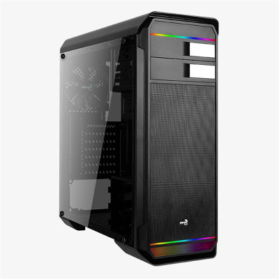 Корпус Aerocool AERO-500G RGB Black (Aero-500G RGB BK) без БП