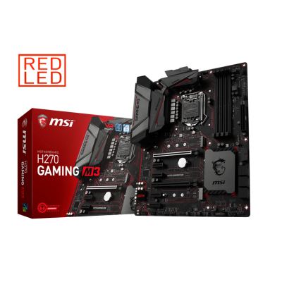 Материнська плата MSI H270 Gaming M3 (s1151, Intel H270, PCI-E x16), 4 x DDR4 DIMM; Количество каналов 2, RAID