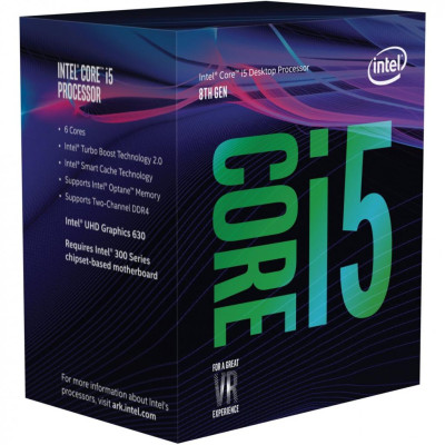 Процесор Intel Core i5-8600 (3.1GHz, 8MB, s1151) (BX80684I58600) Box