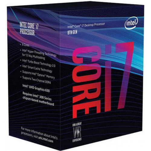 Процесор Intel Core i7-8700 (3.2GHz, 12MB, s1151) (BX80684I78700) Box