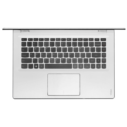 Ноутбук Lenovo Yoga 3-14 (80JH00LBFR), 14" (1920x1080) FHD Touchscreen, Intel Core i3-5005U (2 GHz), DDR3L 4 ГБ (1600 MHz), SSD 256 GB, Intel® HD Graphics 5500, 802.11a/b/g/n/ac, DVD Super Multi, Bluetooth 4.0,	Windows 10, White
