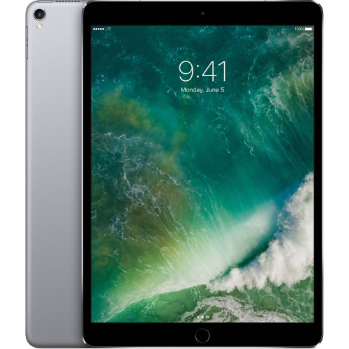 Планшет 10.5" Apple iPad Pro Wi-Fi 256Gb Silver (MPDY2FD/A), 10.5" IPS (2224x1668) емкостный MultiTouch, Apple A10X, RAM 4 ГБ, 256 ГБ встроенной памяти, Wi-Fi, Bluetooth 4.2, основная камера 12 Мп, фронтальная - 5 Мп, A-GPS