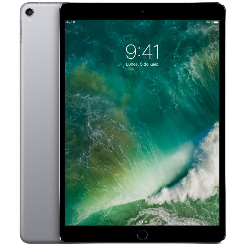 Планшет 10.5" Apple iPad Pro Wi-Fi 64Gb Space Gray (MQDT2TY/A), 10.5" IPS (2224x1668) емкостный MultiTouch, Apple A10X, RAM 4 ГБ, 64 ГБ встроенной памяти, Wi-Fi, Bluetooth 4.2, основная камера 12 Мп, фронтальная - 5 Мп, A-GPS
