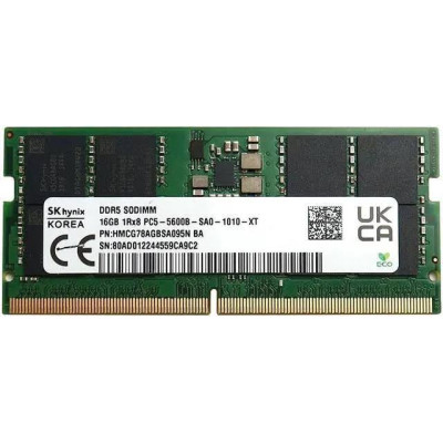 Модуль пам'яті SoDDR 5 16GB 5600 MHz 1.2v Hynix (HMCG78AGBSA095N)