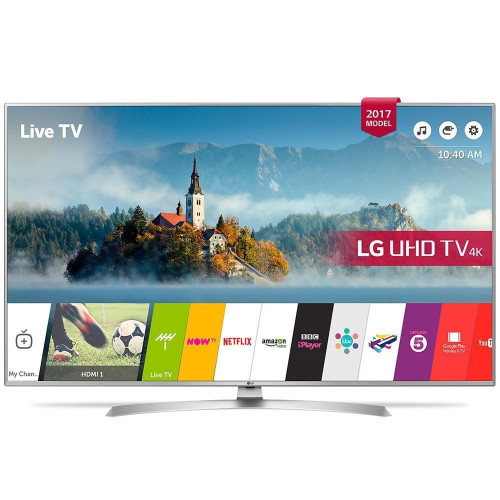 Телевизор LG 43" 43UJ701V, 3840x2160 4K, Ethernet, Wi-Fi, Smart TV, Wi-Fi, PMI 1200 Гц, 3 x HDMI, DVB-T, DVB-T2, DVB-S2, DVB-C