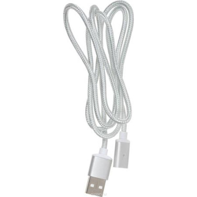 Кабель USB 2 Micro 5PM 1 m в оплітці (White)